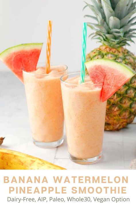 Smoothie Without Yogurt, Watermelon Smoothie Recipes, Melon Smoothie, Collagen Smoothie, Fruit Smoothie Recipes Healthy, Sweet Smoothies, Smoothie Recipes Healthy Breakfast, Banana Smoothie Recipe, Dairy Free Yogurt