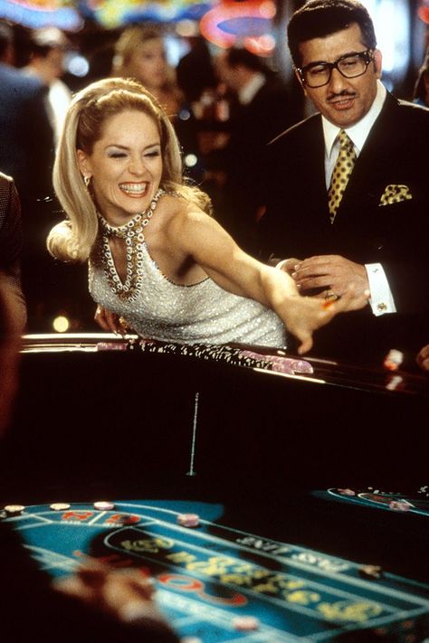 Ginger McKenna, <i>Casino</i>- HarpersBAZAAR.com Sharon Stone Casino, Madame Doubtfire, Thelma Et Louise, 007 Casino Royale, Stars D'hollywood, Casino Movie, Casino Dress, Isabelle Adjani, Casino Decorations