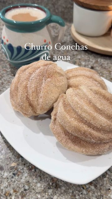 Churro Conchas, Mini Conchas Recipe, Concha Cookies, Authentic Concha Recipe, Concha Designs, Concha Recipe, Conchas Recipe, Mexican Sweets, Mexican Pastries