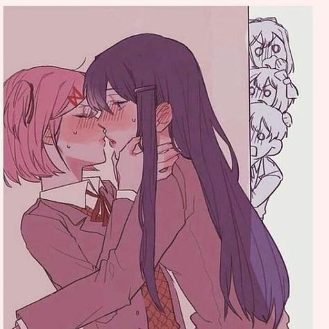 Ddlc Ships, Yuri Game, Ddlc Yuri, Rattus Rattus, Oki Doki, Doki Doki Literature Club, Mad Man, Yuri Manga, Lesbian Art