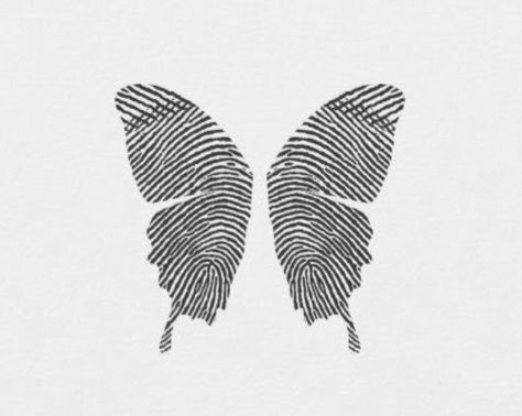 Fingerprints Tattoo Ideas, Butterfly Tattoo Fingerprint, Butterfly Fingerprint Tattoo, Thumbprint Tattoo Memory, Fingerprint Tattoo Memorial, Thumb Print Heart Tattoo, Fingerprint Tattoo Ideas Unique, Thumb Print Tattoo Ideas, Finger Print Tattoo