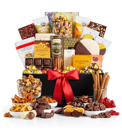 Handcrafted Gift Baskets: Best Gourmet Food & Wine Gifts for 2023 – GiftTree Pastries Bakery, Muffins Baby, Gluten Free Gift Basket, Sweet Snack Mix, Bakery Pastries, Gourmet Gluten Free, Bakery Muffins, Snack Gift Baskets, Gourmet Christmas