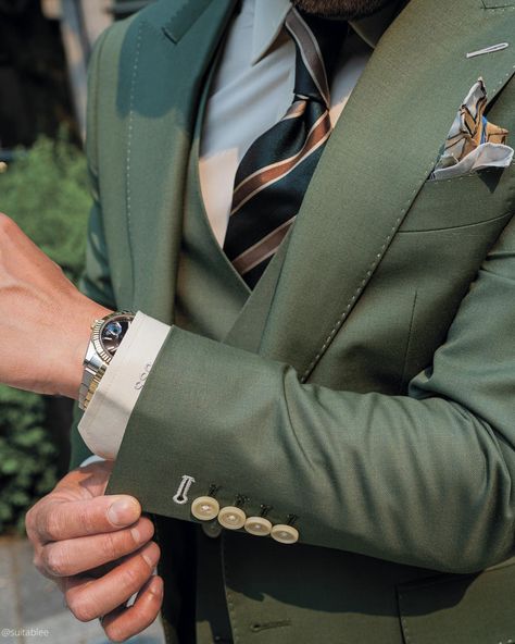 Sage Green Wedding: 26 Stunning Ideas FAQs Sage Green Wedding Suit, Sage Green Suit, Sage Green Wedding Ideas, Green Wedding Ideas, Green Wedding Suit, Laser Cut Fabric, Business Casual Suit, Man Suits, Cool Shades