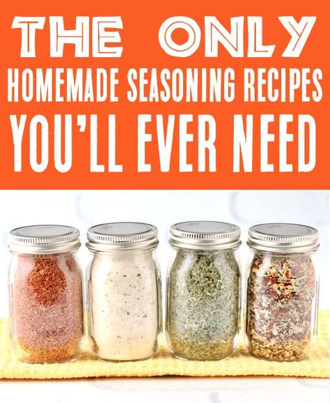 DIY Seasoning Mixes How To Make Homemade Seasonings, Making Your Own Spices, Diy Spices Mixes, Diy Seasoning Blends, Bulk Seasoning Recipes, Diy Dry Rub Recipes, Diy Spice Blends Homemade Seasonings, Homemade Dehydrated Spices, Homemade Dry Seasoning Mixes