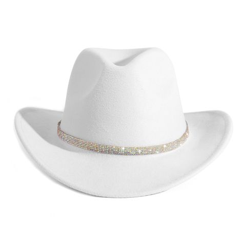 PRICES MAY VARY. MATERIAL:65% cotton, 35% polyester SIZE: Inside of hat circumference 56-58cm(22.-22.8 in), inside there is a tie for size adjustment SHINY Belt Buckle: Cowboy hat with SHINY belt buckle decorated, elegant and stylish.making you the center of attention Occasion:Use this cowboy hat festival, party, costume party, Halloween,with our glitter cowboy hat With multiple Colors, there's a good option to suit every unique style and personality, making these cowboy hats an ideal accessory White Cowboy Hat, Black Cowboy Hat, Rhinestone Cowgirl, Cowboy Costume, Black Cowgirl, Black Cowboy, Eras Tour Outfit, Cowgirl Cowboy, Cowgirl Hats