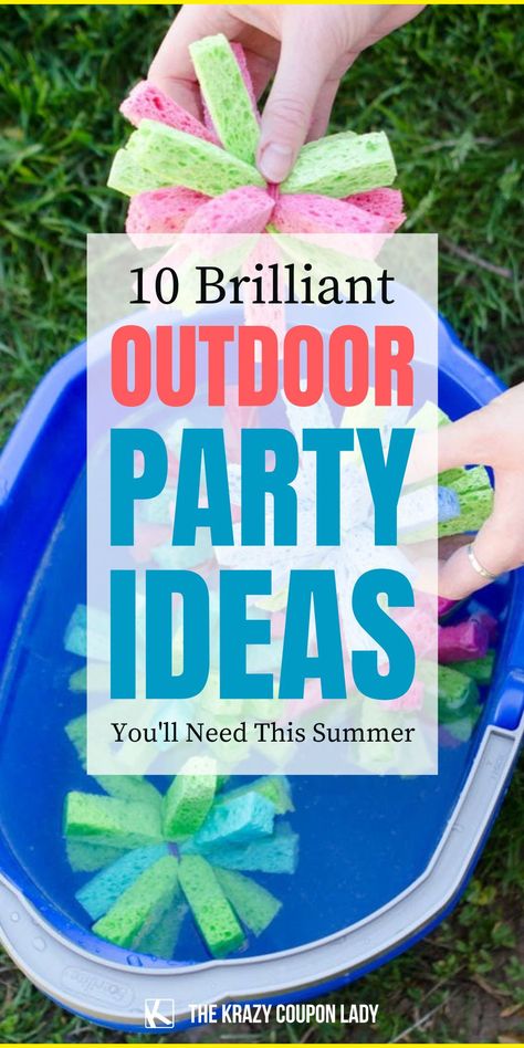 Summer Party Hacks, Birthday Cookout, Outdoor Party Ideas, Summer Backyard Parties, Summer Block Party, Bbq Party Decorations, Bbq Birthday Party, Cookout Party, Summer Party Ideas