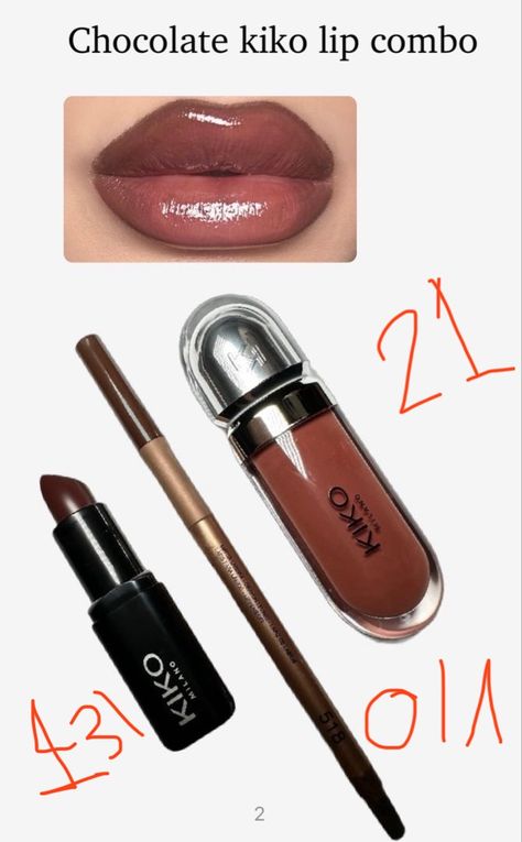 Kiko Lip Combo, Lip Combo Ideas, Lips Combo, Maquillage On Fleek, Lip Combos, Lip Makeup Tutorial, Swag Makeup, Lip Combo, Pinterest Makeup