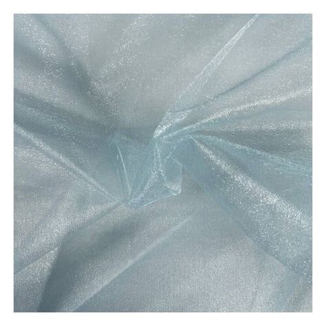 Nylon Dress, Weave Fabric, Dressmaking Fabric, Net Fabric, Organza Fabric, Plain Weave, Table Decoration, Blue Crystals, Hobbies And Crafts