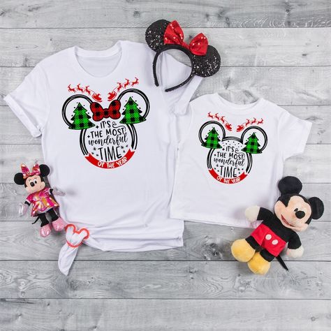 Disney Christmas Shirts Family, Magic Kingdom Christmas, Christmas At Disney, Disney Xmas, Disney Winter, Kids Disney Shirts, Disney 2023, Grad Shirts, Disney Christmas Shirts