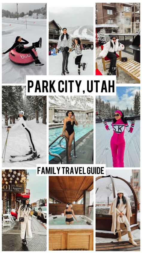 Park City Winter Family Vacation Travel Guide - The Mommy Couture Park City Winter, Park City Utah Winter, Christmas Family Vacation, Winter Family Vacations, Love Partner, Family Park, Ski Mountain, City Family, Winter Family