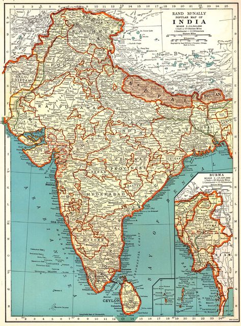 1939 Antique Map of INDIA Vintage India Map Library Decor Gift | Etsy Ancient India Map, India World Map, Map History, Miniature Map, Map Of India, Dressing Tips, China Map, Geography Map, Asia Map