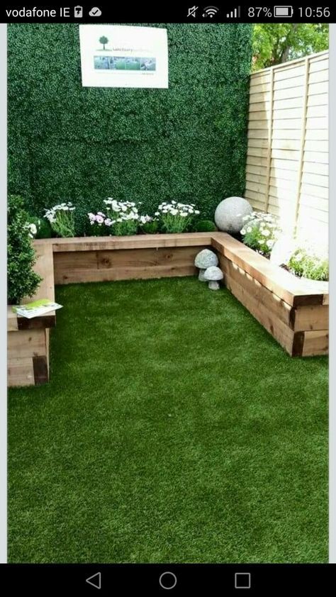 Mini Garden Ideas Small Spaces Balcony, Fake Grass Backyard, Dream Balcony, Offices Ideas, America Holiday, Grass Backyard, Landscaping Patio, Covered Porches, Box Garden