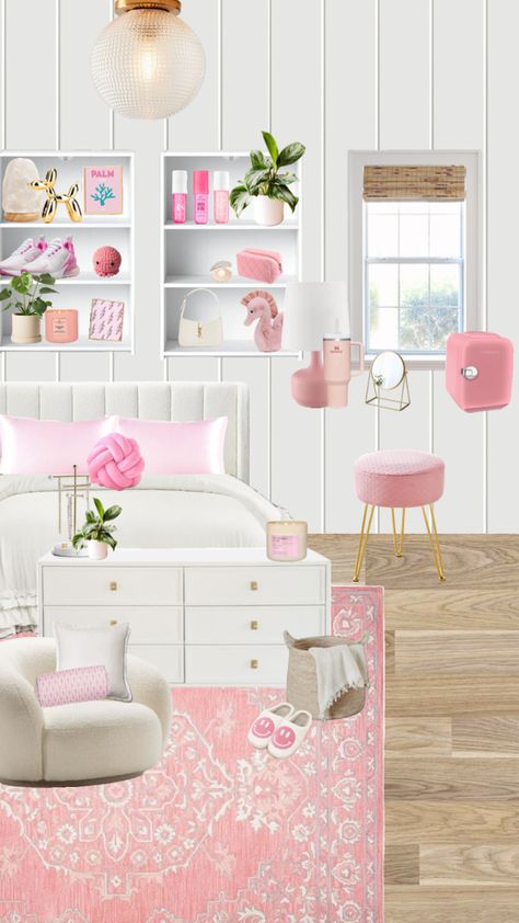 Preppy pink room inspo!! 💗 #preppy #roominspo #pink #room #inspo #blowup #viral #trend Room Inspo Preppy, Preppy Pink Room, Preppy Pink, Preppy Room, Room Goals, Pink Room, Viral Trend, Aesthetic Room, Dream Room