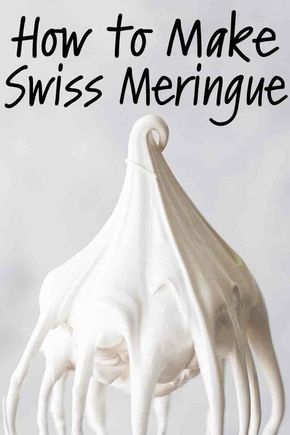 Meringue Icing, Meringue Pies, Meringue Frosting, Fluffy Light, Meringue Recipe, Cake Frosting Recipe, Meringue Cake, Italian Meringue, Swiss Meringue