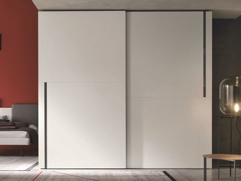 Wardrobe with sliding doors DENVER | Wardrobe with sliding doors By Gruppo Tomasella Sliding Door Wardrobe Design Modern, Sliding Wardrobe Doors Design, Modern Wardrobe Design Sliding Doors, Wardrobe With Sliding Doors, Sliding Wardrobe Design, Wardrobe Mirror, Modern Wardrobe Design, Wardrobe Laminate Design, Sliding Door Wardrobe Designs