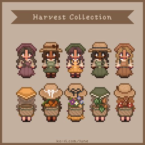 Stardew Map Layout, Stardew Valley Character Mod, Stardew Valley Forest Farm Aesthetic, Vanilla Stardew Valley Outfits, Stardew Farm Aesthetic, Stardew Valley Farm Aesthetic Layout, Halloween Stardew Valley, Stardew Golden Walnut, Stardew Farm Layout Aesthetic