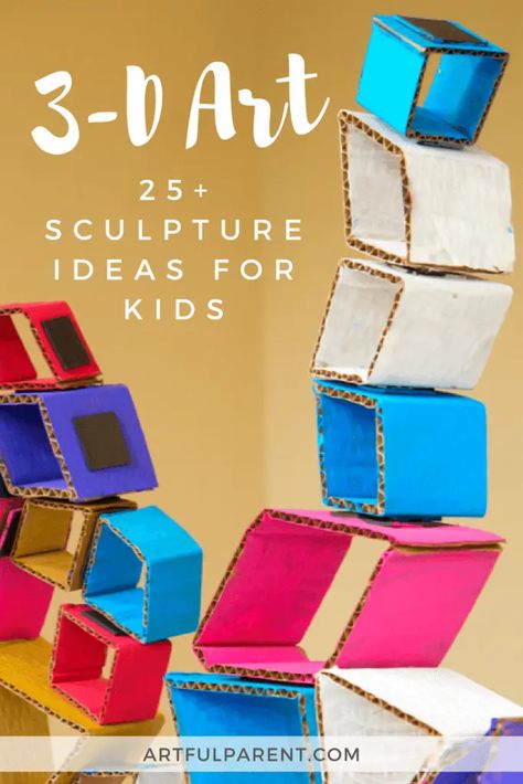 Thanksgiving Activities For Kindergarten, 3d Art Projects, Preschool Art Projects, Sculpture Lessons, Cardboard Sculpture, Sculpture Projects, Ecole Art, Sculpture Ideas, Cardboard Art