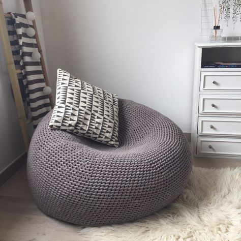 Experience awesomeness! Introducing Extra Large Bean Bag Chair, Comfy Floor Seating Pillow, Oversized Round Knitted Beanbag Pouf, Gaming Chair, Modern Home Decor, available now at an amazing price of €231.00 #FloorCouchJapanese #ExtraLargeBeanbag #BigSittingCushions #BeanbagChairAdult #ModernKnitPouffe #ReadingNookSeating #LivingroomFurniture #RoundBeanbagPouf #CozyHomeDecor #GiantFloorPillows Modern Bean Bag Chairs, Large Bean Bag Chair, Round Ottoman Coffee Table, Extra Large Bean Bag, Giant Floor Pillows, Large Round Ottoman, Modern Bean Bags, Large Bean Bag Chairs, Large Bean Bags