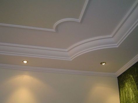 Gebsen Board Design, Plaster Ceiling Design, Pop Design For Roof, Drawing Room Ceiling Design, Simple Ceiling Design, Cornice Design, Elegant Bedroom Decor, Dry Wall, Interior Ceiling Design