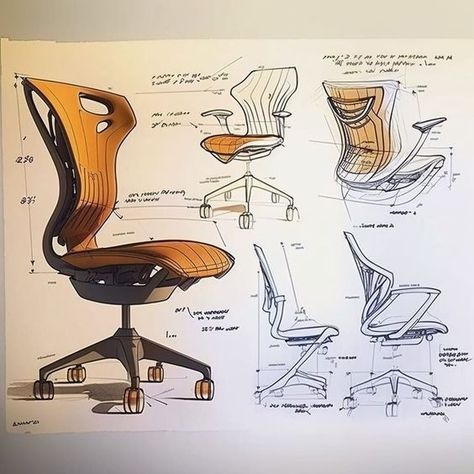 Product Design Ideas, Sketches Design, Basic Sketching, Industrial Design Portfolio, Product Sketch, Furniture Sketch, Furniture Design Sketches, Technical Illustration, Interior Design Sketches