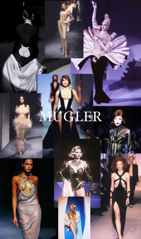 Thierry Mugler Runway Mugler Aesthetic Wallpaper, Mugler Wallpaper, Mugler Moodboard, Mugler Aesthetic, Mugler 90s, Rest In Heaven, Pretty Angel, Thierry Mugler, Refashion Clothes