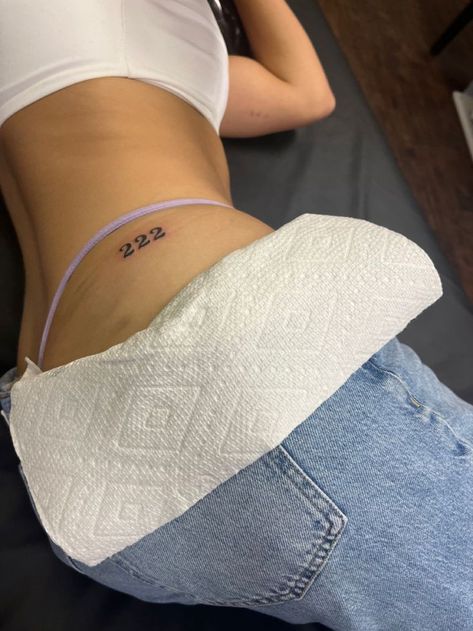 Angel Number Tattoo, Number Tattoo, Saved Tattoo, Wicked Tattoos, Leo Tattoos, Small Pretty Tattoos, Red Ink Tattoos, Dope Tattoos For Women, Stylist Tattoos