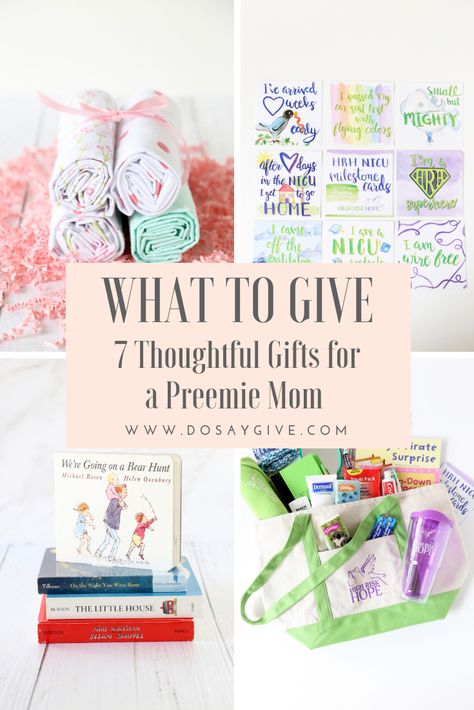 Preemie moms have gone through the trauma of an early birth and are dealing with the unexpected stresses of not having their baby in the comfort of their own home. So gifts should not only be thoughtful, but helpful! Nicu Crafts, Nicu Mom, Mom Care Package, Preemie Mom, Premie Baby, Mom Box, Father Son Quotes, Preemie Clothes, Preemie Baby