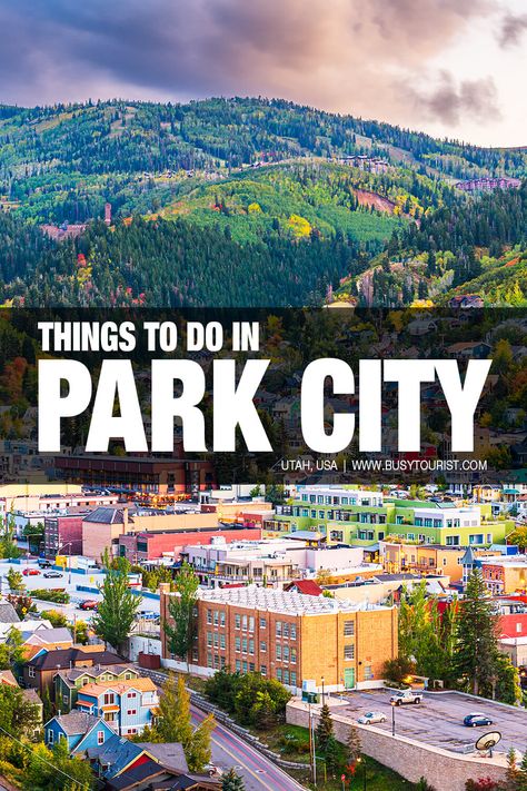 Wondering what to do in Park City, Utah? This travel guide will show you the top attractions, best activities, places to visit & fun things to do in Park City. Start planning your itinerary & bucket list now! #ParkCity #ParkCityUT #utah #utahtravel #usatravel #usaroadtrip #usatrip #travelusa #ustravel #ustraveldestinations #americatravel #vacationusa Park City Utah Summer, Utah Summer, Utah Vacation, Utah Road Trip, Park City Ut, Utah Travel, Us Travel Destinations, Vacation Usa, Fun Places To Go