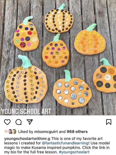 Fall Leaf Art Projects, Summer Art Projects, Model Magic, Fall Art Projects, Easy Fall Crafts, Creative Pumpkins, Pumpkin Art, Fall Crafts For Kids, Butterfly Crafts