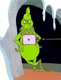 Grinch heart The Grinch Book Illustrations, Reading Party, Grinch Images, Grinch Heart, The Grinch Movie, Mr Grinch, Grinch Who Stole Christmas, Headache Types, Raffle Prizes