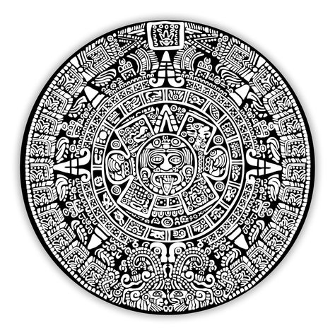 PRICES MAY VARY. Title: Black and White Ancient Aztec Mayan Calendar Sticker | Calendario Azteca Decal for Car Truck Laptop (9" x 9"). Product Type: Categories > Exterior Accessories > Bumper Stickers, Decals & Magnets > Bumper Stickers Aztec Tattoo Designs, Ancient Aztecs, Mayan Calendar, Bracelets Easy, Aztec Tattoo, Decal For Car, Aztec Calendar, Diy Bracelets Easy, Calendar Stickers