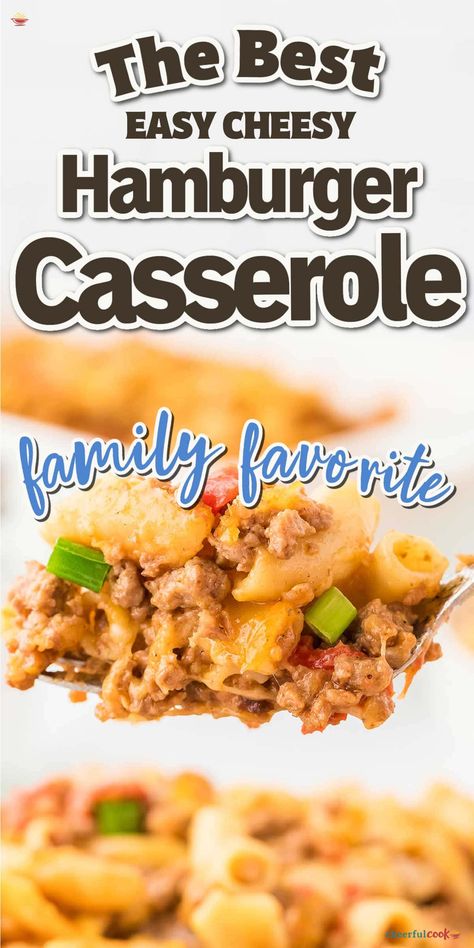 This Hamburger Casserole captures all the classic cheeseburger flavors you love, baked into a creamy, cheesy dish that’s ready in under an hour. It’s an easy, comforting meal the whole family will dig into! #CheerfulCook #HamburgerCasserole #ComfortFood #EasyRecipes ♡ cheerfulcook.com Cheesy Hamburger Casserole, Cheeseburger Casserole Recipe, Spaetzle Recipe, Hamburger Casseroles Recipes, Noodle Recipes Easy, Hamburger Casserole, Potato Dumplings, Cheeseburger Casserole, Beef Casserole Recipes