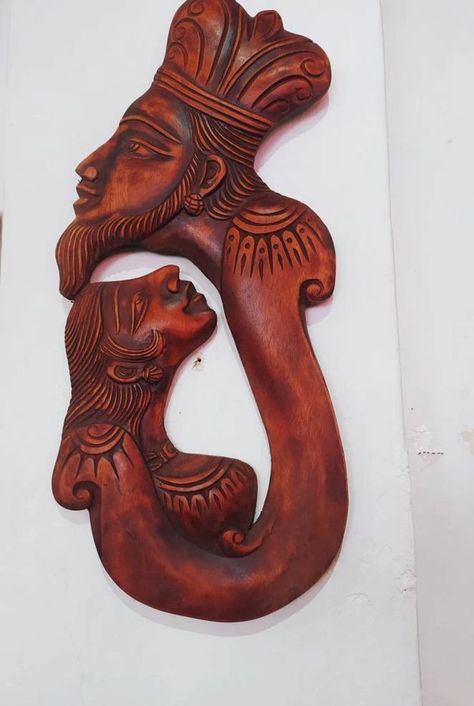 Interior wooden wall art design Handmade Read the full list of materials Materials: wood, vintage hand, carved hard wood, african tribal art, statue figure drumme, vintage ebony wood, sculpture carving wo, original hand carved, mahogany wood, hand crafts Height: 16 inches Width: 10 inches Handmade Statue, Art Statue, Wood Statues, Queen Love, Wall Hanging Art, Wooden Statues, Love Wall Art, Art Gallery Wallpaper, King And Queen