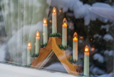 Candles In Windows For Christmas, Candles In The Windows Christmas, Christmas Window Candle, Window Candles Ideas, Christmas Candles In Windows, Candle In Window Christmas, Candles In Windows Christmas, Candle In Window, Window Candles Christmas