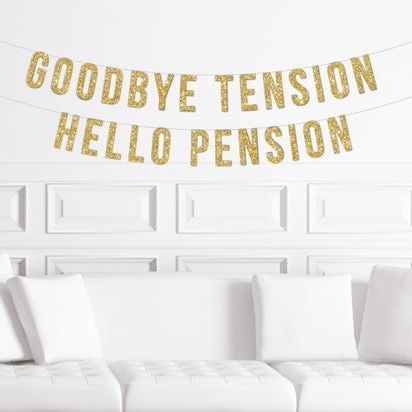 Throwing a retirement party? These awesome ideas have a variety of careers covered, as well as great decorations and more for any retirement bash! #retirementparty #retirementpartyideas #partyideas Retirement Party Banner, Cheers And Beers To 40 Years, Retirement Party Sign, Pet Adoption Party, Bachelorette Party Banners, Glitter Birthday Parties, Retirement Party Decorations, Adoption Party, Thanksgiving Banner