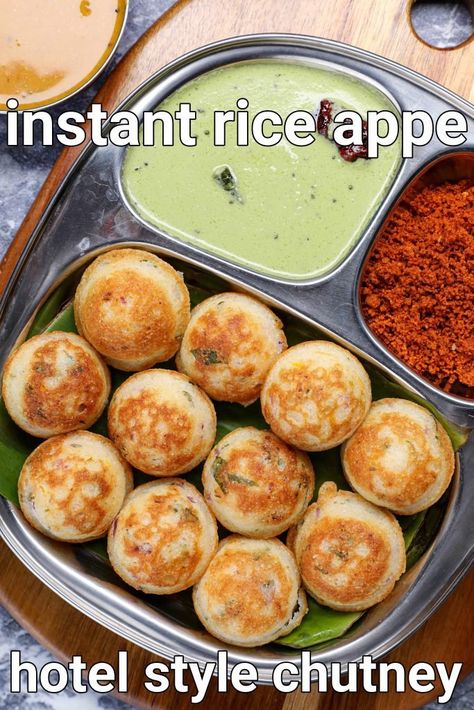 Paddu Recipe, Instant Breakfast Recipe, Instant Breakfast, Spicy Snacks Recipes, Instant Rice, Breakfast Recipes Indian, Vegetarian Fast Food, Tastemade Recipes, Sweet Dishes Recipes