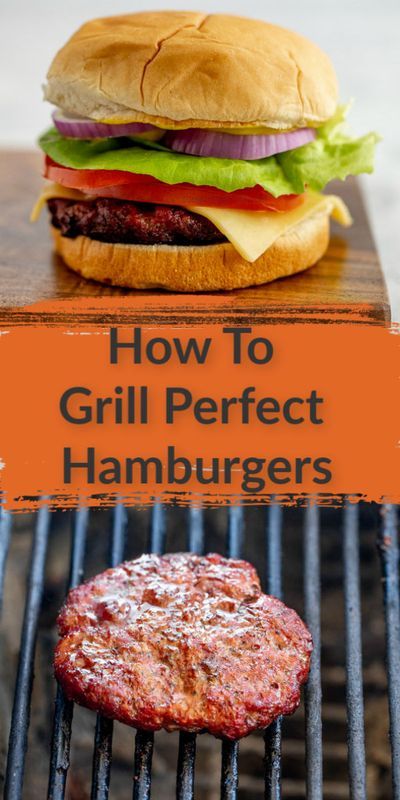 Perfect Grilled Burgers, Grilled Hamburger Recipes, Bbq Hamburgers, Burger Homemade, Perfect Hamburger, Barbecue Burgers, How To Cook Hamburgers, Grilled Burger Recipes, Bbq Guys