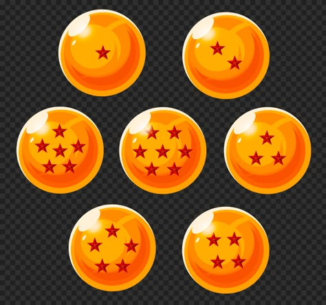 Seven Dragon Balls, Dragon Ball Z Balls, 7 Dragon Balls, Goku Png, Orange Balls, Goku Blue, Pokemon Mewtwo, 7th Dragon, Realistic Cartoons