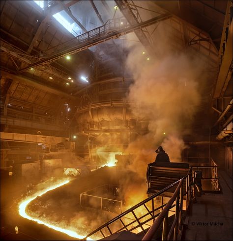 Blast Furnace, Steel Industry, Factory Interior, Industrial Inspiration, Industrial Waste, Steel Mill, Industrial Machinery, Industrial Architecture, Industrial Photography