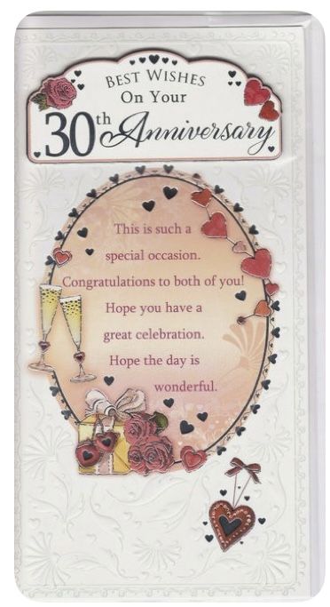 Happy 30th Anniversary Wishes, 30th Wedding Anniversary Wishes, Anniversary Card Messages, Pearl Wedding Anniversary, Happy 30th Anniversary, Lovely Words, Boys 1st Birthday Party Ideas, Happy Anniversary Wishes, Catholic Cross