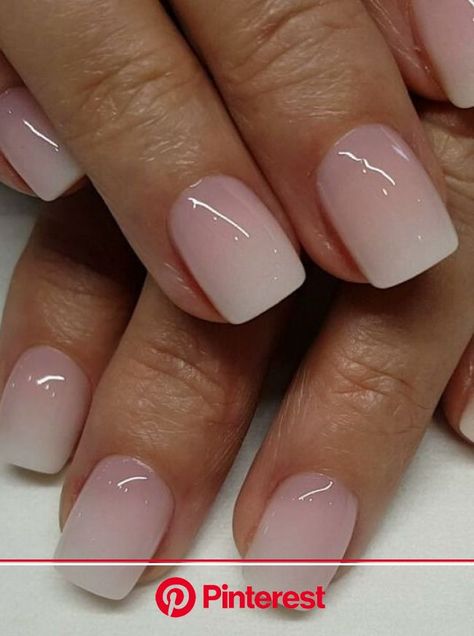 +31 Top Short Ombre Nails - POLYVORE - Discover and Shop Trends in Fashion, Outfits, Beauty and Home Street Style Ideas, Ombre Acrylic Nails, Pearl Nails, Top Nail, Ideas Nails, Short Acrylic Nails Designs, Nagel Inspo, Short Nail Designs, Dipped Nails