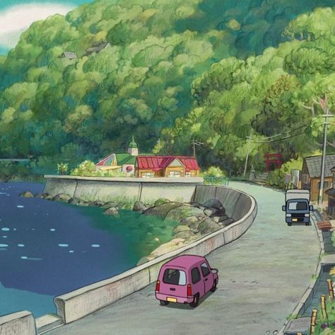 Cottagecore Ghibli, Ghibli Background, Le Vent Se Leve, Studio Ghibli Background, Personajes Studio Ghibli, Studio Ghibli Characters, Ghibli Artwork, Studio Ghibli Movies, Studio Ghibli Art