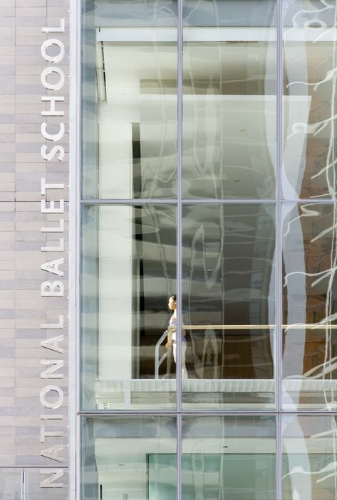 Gallery of The National Ballet School / KPMB Architects - 12 Ballet Collage, Royal Ballet School, Ballet Stuff, Dance Studios, Ballet Studio, Dance Rooms, Building Aesthetic, Ballet Academy, Building Signs