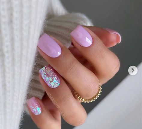 Lilac Nails, Milky Nails, Lavender Nails, October Nails, Nagel Tips, Christmas Gel Nails, Simple Gel Nails, Summery Nails, Her Nails