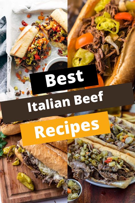 TOP 10 ITALIAN BEEF RECIPES FOR FLAVOR Italian Recipes With Beef, Portillos Italian Beef Recipe Copycat, Leftover Italian Beef Recipes, Italian Beef Seasoning, Italian Beef Recipe, Chicago Italian Beef, Veal Saltimbocca, Saltimbocca Recipe, Italian Beef Recipes