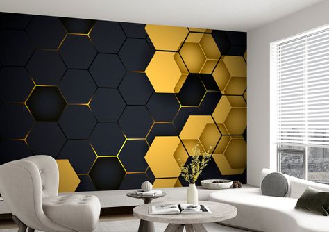 Hexagon print