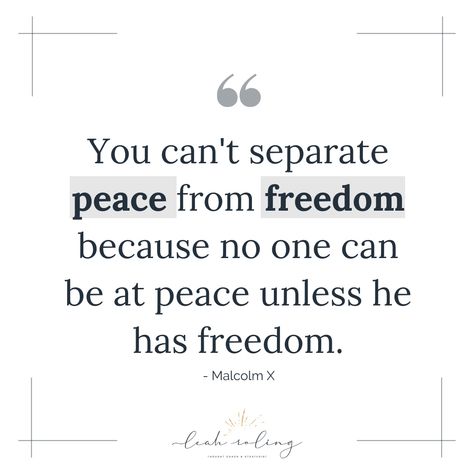 Can you be Free without Peace? Can you have Peace without Freedom? Freedom: the power or right to act, speak, or think as one wants without hindrance or restraint. Peace: a state of tranquility or quiet What do you think? Comment below! Freedom To Be Yourself, Restraint Quotes, Freedom Quotes, Can You Be, Quote Poster, Be Free, First They Came, Quote Posters, Life Lessons