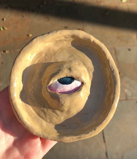 clay Das Ideas, Clay Eyes, Clay Eye, Ceramic Eye, Clay Products, Clay Paint, Eye Painting, Clay Art Projects, Doodle Art Designs