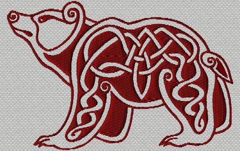 This beautiful Tribal/Totem Bear is FREE along with other wonderful designs everyday at this site which is in French, but you don't need to speak French to see the quality. Celtic Bear Design, Nordic Bear Tattoo, Celtic Bear Tattoo, Viking Bear Tattoo, Celtic Bear, Celtic Animals, Viking Bear, Celtic Artwork, Art Viking