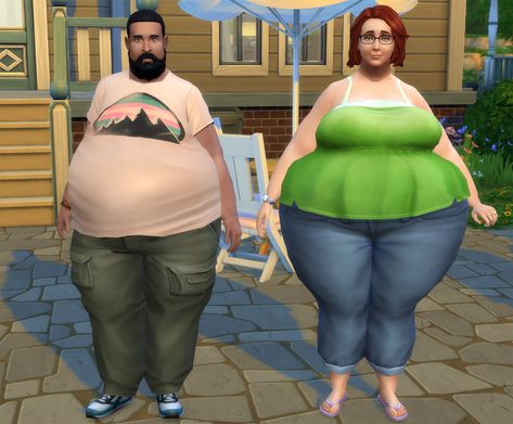 Mod The Sims - Physique Range Increaser and Decreaser Fat Sims 4 Cc, Sims 4 Fat Body Presets, Sims 4 Body Mods Height, Sims Bodies, Sims 4 Body Presets Plus Size, Sims Body Mods, Plus Size Sims 4 Cc, Sims 4 Body Mods Plus Size, Sims 4 Plus Size Body Presets